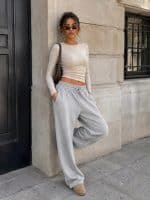 EMMA  ASHLEY  WIDE LEG JOGGER PANTS - Image 4