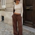 EMMA  ASHLEY  WIDE LEG JOGGER PANTS