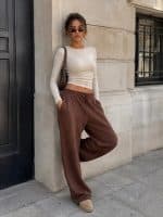 EMMA  ASHLEY  WIDE LEG JOGGER PANTS - Image 2
