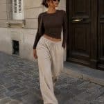EMMA  ASHLEY  WIDE LEG JOGGER PANTS