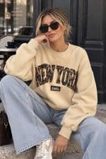 EMMA  ASHLEY    OVERSIZE SWEATHIRT NEW YORK - Image 4
